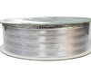 Wire Edged Metallic Silver Striped Ribbon 50yd X 1.5in