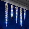 Gemmy LED 8-Count Blue and White LightShow ShootingStar LED Icicle Lights