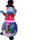 8 Foot Tall Christmas Inflatable Snowman Globe with Penguins and Gift Box Christmas Tree Decor Outdoor Indoor Holiday Decorations, Blow Up LED Lighted Yard Decor, Giant Lawn Inflatable for Home Family