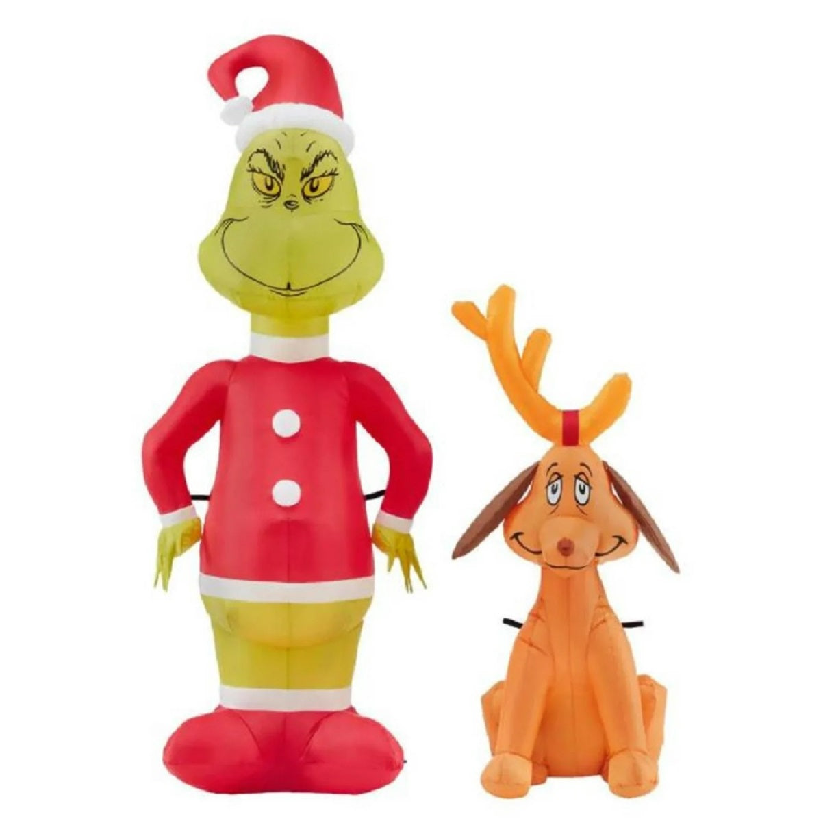 The Grinch and Max Airblown Inflatables Holiday Airblown Yard Decoration 4.5FT Tall