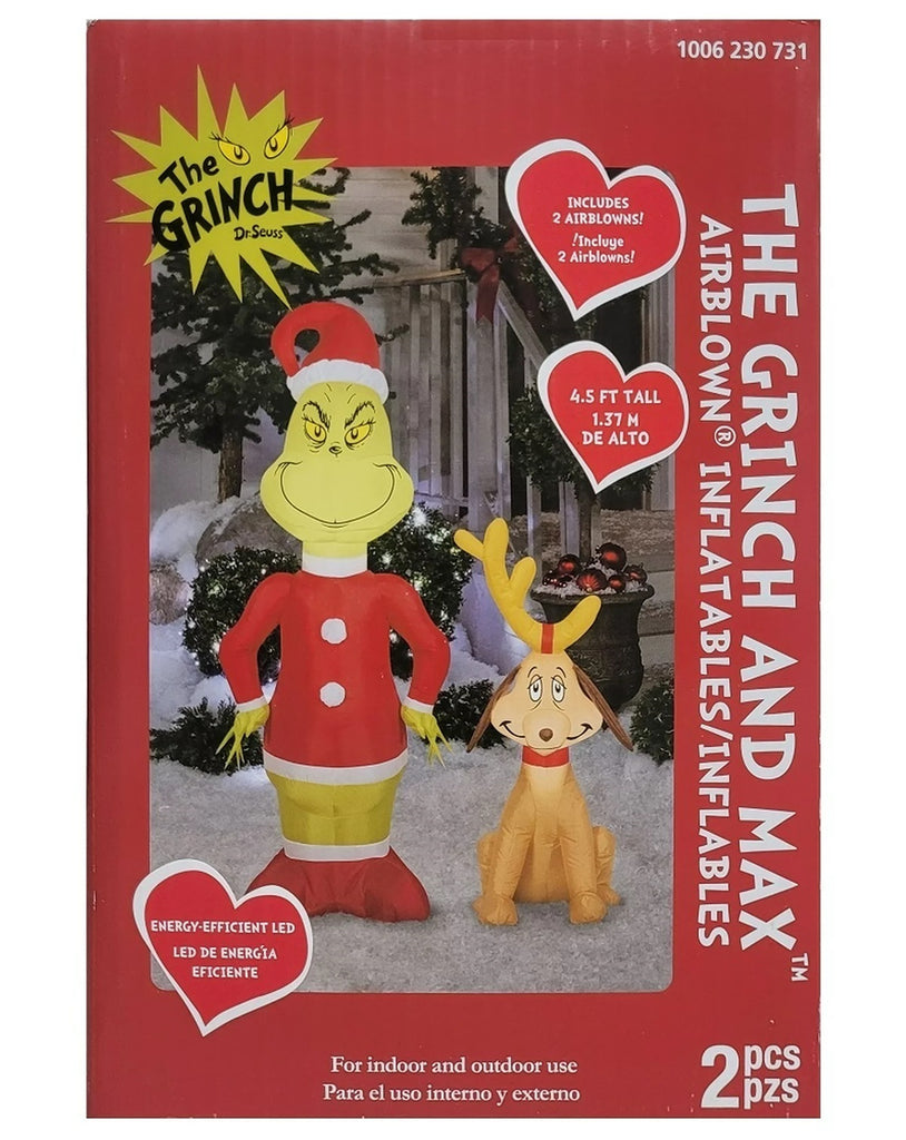 The Grinch and Max Airblown Inflatables Holiday Airblown Yard Decorati ...