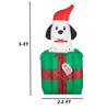Gemmy 5 ft. Animated LED Dog in Gift Box Christmas Inflatable