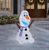 Disney Frozen 4FT Olaf Sitting Wearing a Scarf Christmas Airblown Inflatable