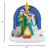 Gemmy 6-ft LED Nativity Scene Inflatable