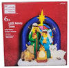 Gemmy 6-ft LED Nativity Scene Inflatable