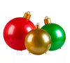 Gemmy 3-Piece Jumbo Inflatable Ornament Set 30", 24" & 18" Holiday Inflatable