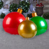 Gemmy 3-Piece Jumbo Inflatable Ornament Set 30", 24" & 18" Holiday Inflatable