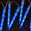 GE Color Choice 20-Count Dual Color 100 LED Ice Crystal Icicle Lights Blue/White
