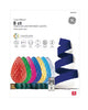GE Color Effects 8-Count RGB G-60 LED Pathway Lights Multicolor 9.3-FT