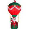 Holiday Time 12 Foot Tall Santa in Hot Air Balloon Holiday Inflatable