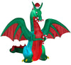 Animated Projection Kaleidoscope 9FT Tall Dragon (RGB) Christmas Inflatable