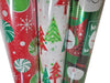 Double-Sided Holiday Gift Wrap Paper 180 SQ FT 3-Rolls Green/White/Red