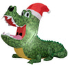 Holiday Time 3.5-FT Wide Christmas Alligator Holiday Inflatable