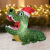 Holiday Time 3.5-FT Wide Christmas Alligator Holiday Inflatable