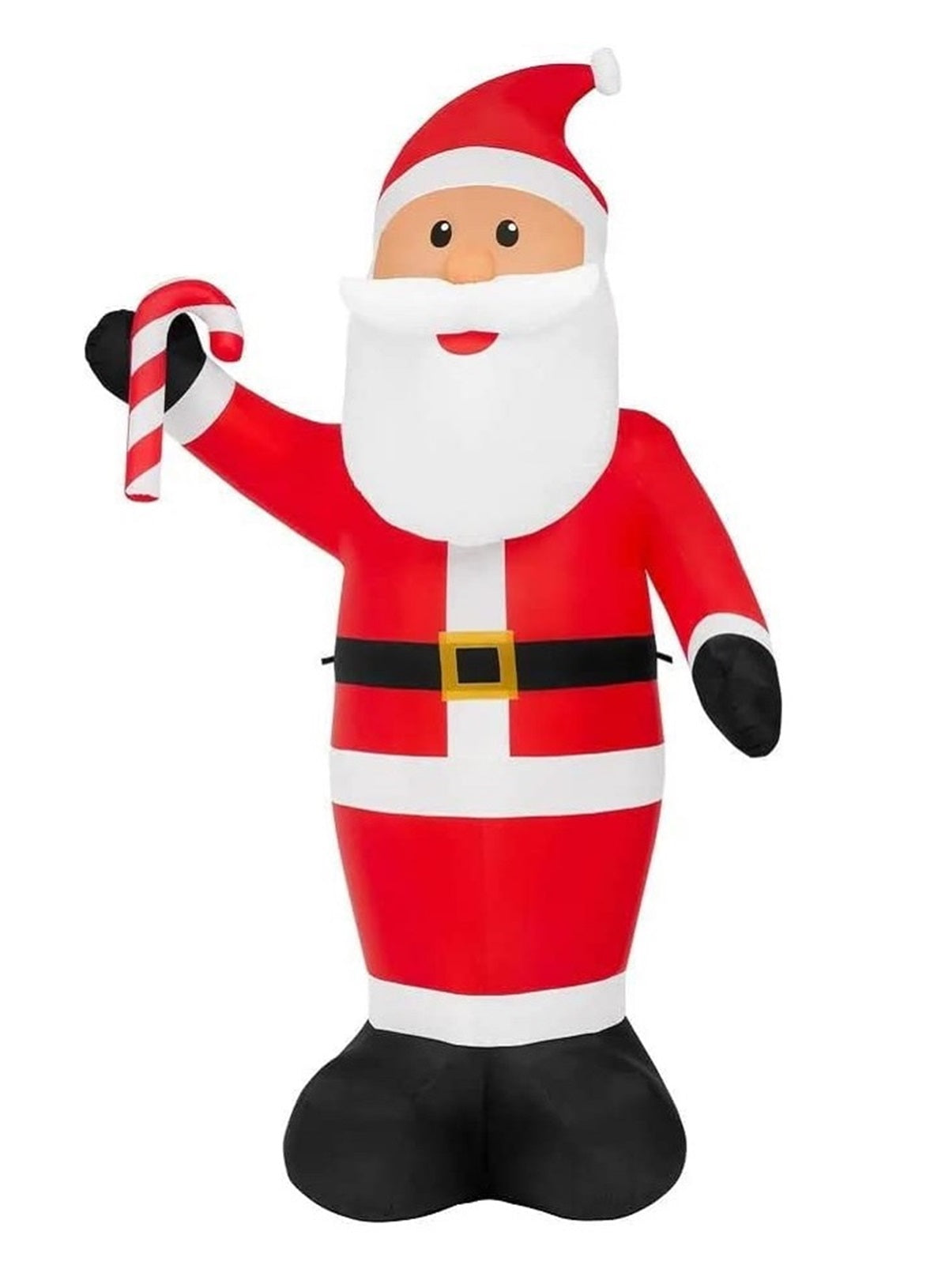 Home Accents Holiday 11FT Giant Sized LED Santa with Candy Cane Airblown Inflatable
