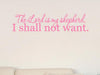 Vinyl Say 1230.TheLord-G.Light PINL-55X12.5 The Lord is My Shepherd, I Shall Not Want Wall Decal