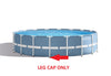 Replacement Intex 12454 Leg Cap for 10' and 12' Round Prism Frame Pools