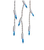 GE String-A-Long 300 Constant Blue Incandescent Plug-In Icicle Lights 13.2FT
