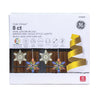 GE Color Choice 8-Ct Dual Color 96 LED Snowflake Icicle Lights Multi/ Warm White