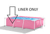 Replacement LINER for Intex Pink Rectangular Frame Pool 7.2ft X 59in X 23 5/8in