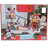 11-inch Pre-Lit Musical Ski Lift Holiday Village with Lights and Music