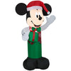 Disney 3.5 Foot Mickey Mouse with Present and Santa Hat Holiday Inflatable