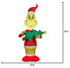 The 5.5FT Grinch with Tiny Christmas Tree Holiday Yard Inflatable