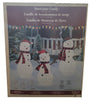 Twinkling LED Snowman Family - Set of 3