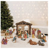 Kirkland Signature Hand-Painted Christmas Nativity 13-Piece Set