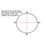 JumpKing Replacement 14FT Round Trampoline Enclosure Net with 72 V-Rings (5.5in Springs)