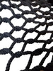 Deluxe Double Traditional Weather Smart Woven Rope Black Hammock 60" x 80"