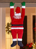 Gemmy Outdoor Decor 5FT Tall Hangin' On Santa From Gutter