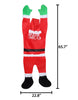 Gemmy Outdoor Decor 5FT Tall Hangin' On Santa From Gutter