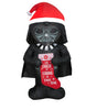 Star Wars 5 FT Darth Vader with Santa Hat and Stocking Holiday Inflatable