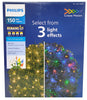 Philips 150ct Net Lights 4FT X 6FT Color Changing LED Green Wire