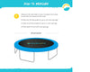 SkyBound Universal Replacement Trampoline Safety Pad - Comfortable, Long Lasting, and Water-Resistant