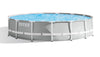Intex 15ft X 42in Prism Frame Pool Set with Filter Pump, Ladder, Ground Cloth & Pool Cover