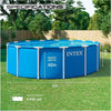 Intex 15ft X 48in Metal Frame Above Ground Swimming Pool Set with 1000GPH Filter Pump