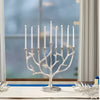 Casted Aluminum 9 Branch Menorah