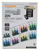 Sylvania Stay-Lit Color Action 200 LED Mini Lights with Remote Control