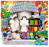 Just My Style Paint Your Own Action Squad with 6 Ceramic Figurines and 24 Paints