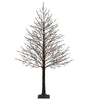 7-FT Multifunction Iced Tree with 224 Warm White Micro LED Lights