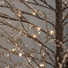 7-FT Multifunction Iced Tree with 224 Warm White Micro LED Lights
