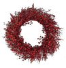 28-inch Artificial Holiday Red Berry Wreath