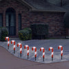 Masala House 8-Piece LED Candy Cane Lawn Stakes 12-inch