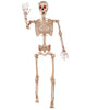 JOYIN 5.6 FT Halloween Posable Skeleton with LED Red Glowing Eyes