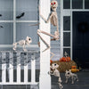 JOYIN 5.6 FT Halloween Posable Skeleton with LED Red Glowing Eyes