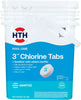 HTH Pool Care 3-inch Chlorine Tabs Swimming Pool Chlorinating Sanitizer, 37.5lb