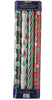 Kirkland Signature 4 Roll Christmas Gift Wrap 180 sq ft Total Green/Stripes/White/Red