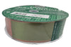 Kirkland Wire-Edged Ribbon Duel-Sided Burnt Orange and Green 1.5 inch 50 yards